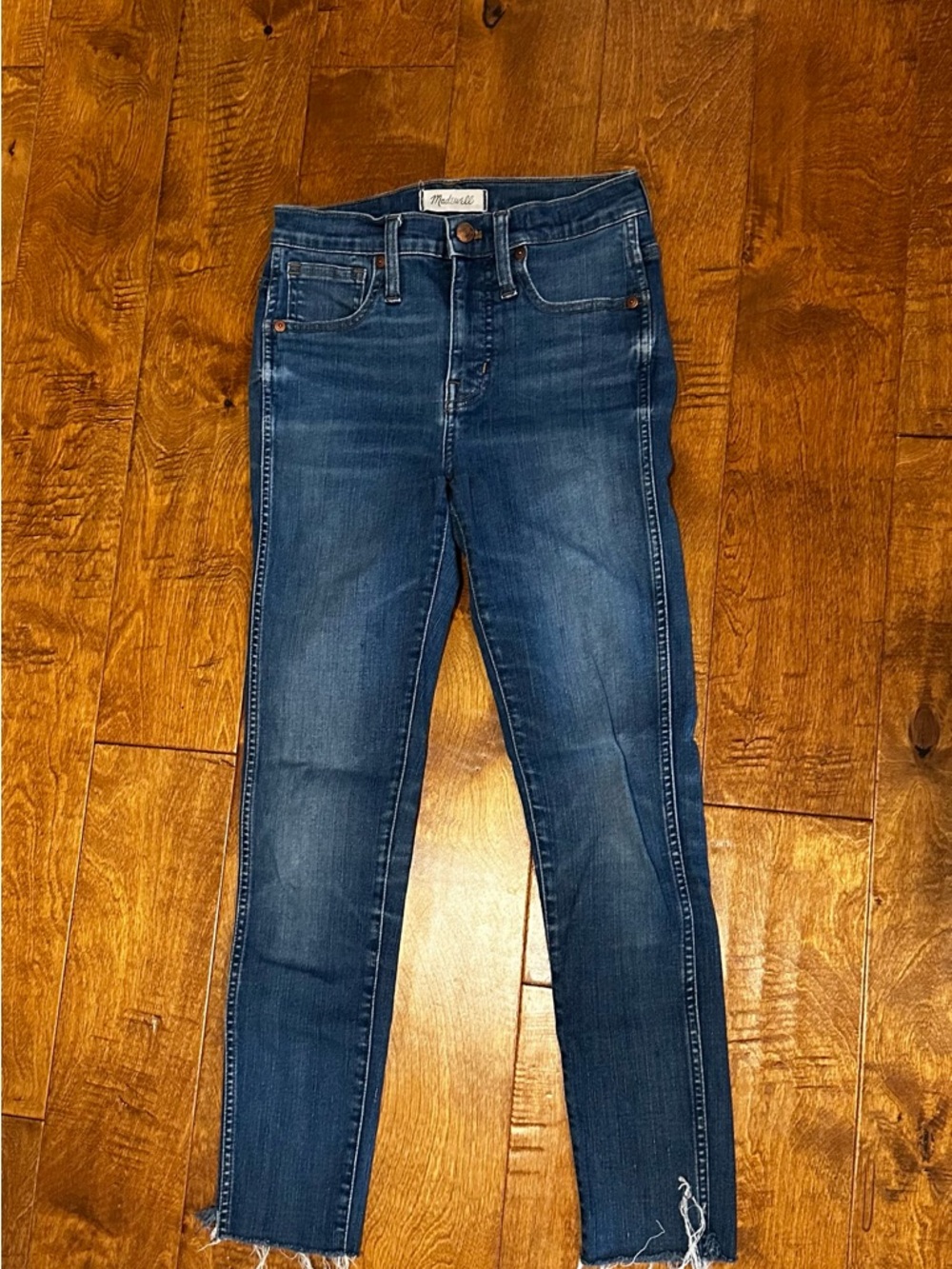 Madewell Indigo Skinny High-Rise Jeans